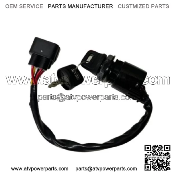 HONDA SXS500 PIONEER 500 SXS IGNITION SWITCH WITH KEYS NEW OEM 35100-HL5-A01
