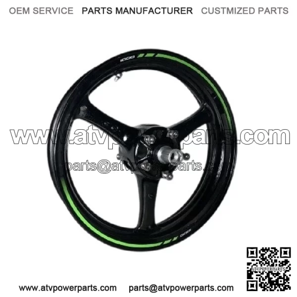 NEW 2021 +  Kawasaki ZX-10R  FRONT  RIM WITH AXLE OEM New 41073-0757-18F