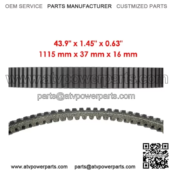 Primary Drive Clutch & Belt For Polaris Ranger XP 1000 EPS 2019 1323785 3211186 - Image 3