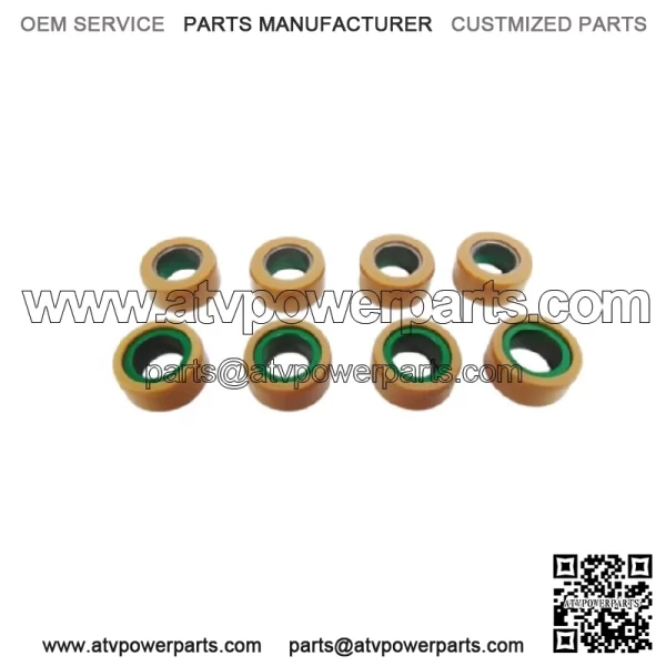 OEM Arctic Cat ATV 15G Green Clutch Rollers 1 Set of 8) 3306-843 - Image 2