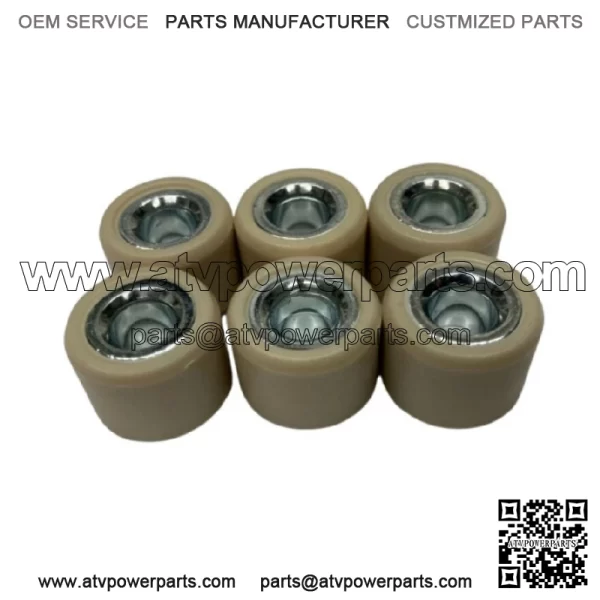 14gm Scooter Front Drive Variator Clutch Roller Weights 18mm x 14mm-6pc-150cc
