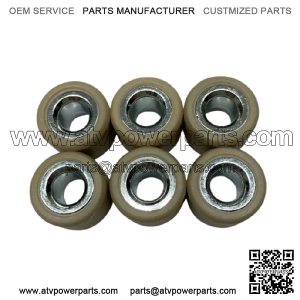 14gm Scooter Front Drive Variator Clutch Roller Weights 18mm x 14mm-6pc-150cc - Image 2