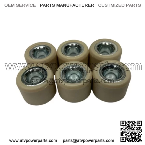 14gm Scooter Front Drive Variator Clutch Roller Weights 18mm x 14mm-6pc-150cc - Image 3