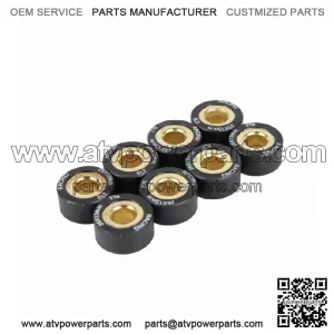 8PCS 26*13 25G Motorcycle Scooter AN400 Variator Weight Roller Clutch Pulley