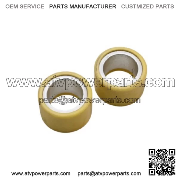 OEM Polaris 5412989 Yellow Clutch Rollers Qty 2 - Image 2