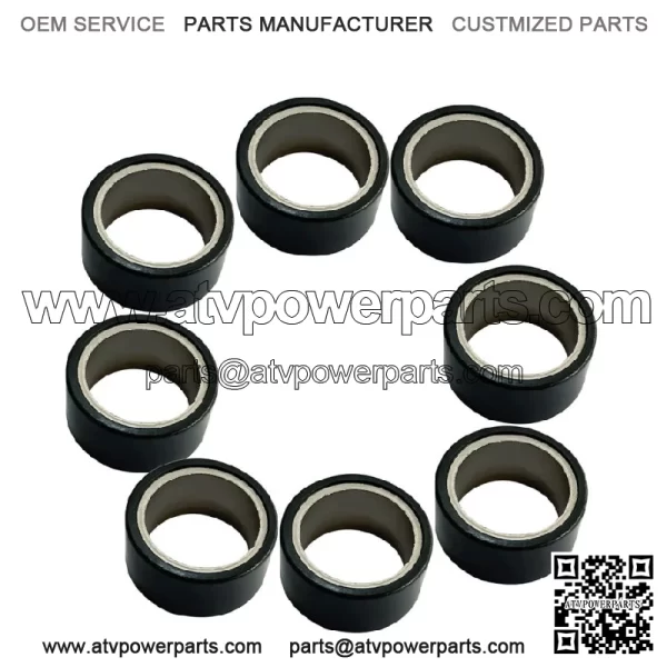 YAMAHA 2004-07 RHINO 660 PRIMARY DRY CLUTCH 18 GRAMS ROLLER WEIGHTS SET 8 PACK.