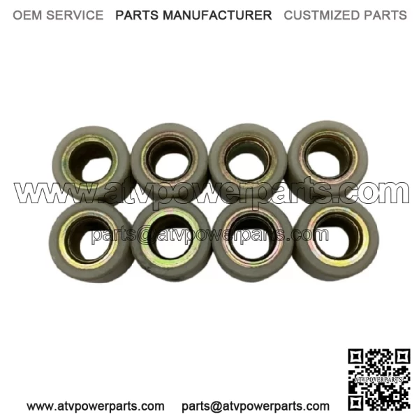 14gm Scooter Front Drive Variator Clutch Roller Weights 20mm x 12mm-8pc-250cc - Image 2