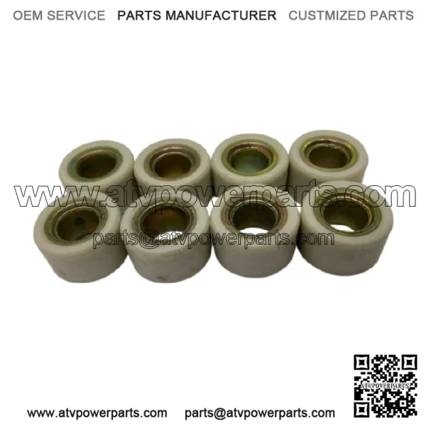 14gm Scooter Front Drive Variator Clutch Roller Weights 20mm x 12mm-8pc-250cc - Image 3