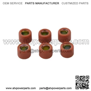 (6pcs/set)Weight Roller Clutch Pulley Driven Bead For Yamaha ZY100 Jog100 RS100