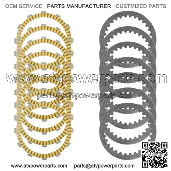 Clutch Friction & Steel Plate kit for Honda VF1100SA VF1100SAC V65 Sabre 1984-85