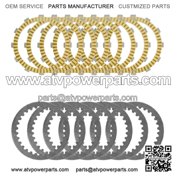 Clutch Friction & Steel Plate kit for Honda VF1100SA VF1100SAC V65 Sabre 1984-85 - Image 5