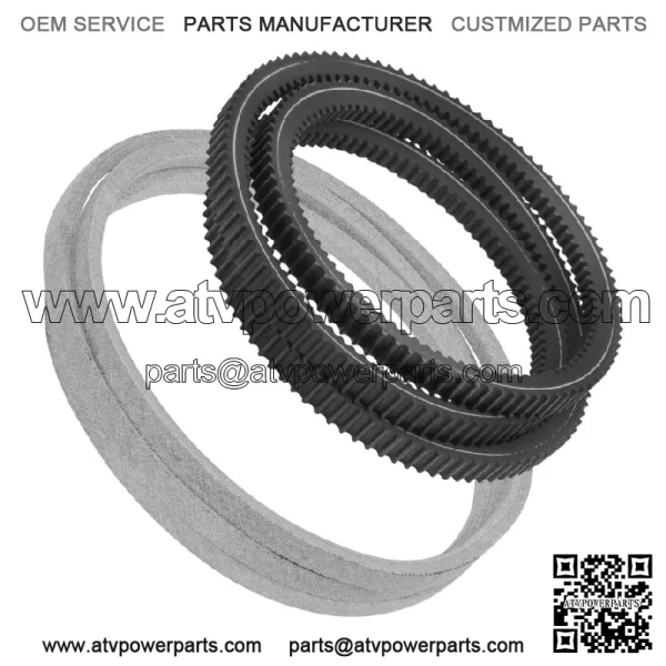 48" Deck Belts for John Deere X590 (- 110000) Tractor / 48X Inch Deck - Image 3