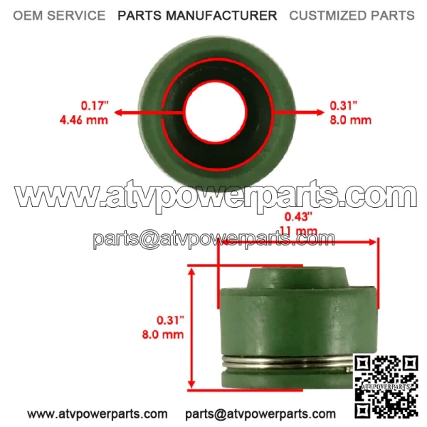 3007-152 3007-784 3007-860 3402-226 Intake & Exhaust Valve Kit For Arctic Cat - Image 4