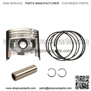 2002-2009 KAWASAKI KLX110 PISTON KIT COMPLETE (PISTON, PIN, RINGS, CIRCLIPS)