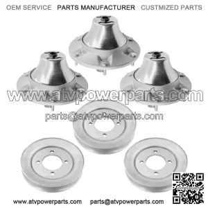 TCA24880 TCA20639 TCA17517 TCU26965 48" Deck Spindle with Pulley For John Deere