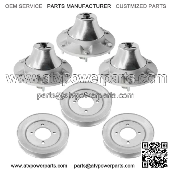 TCA24880 TCA20639 TCA17517 TCU26965 48" Deck Spindle with Pulley For John Deere