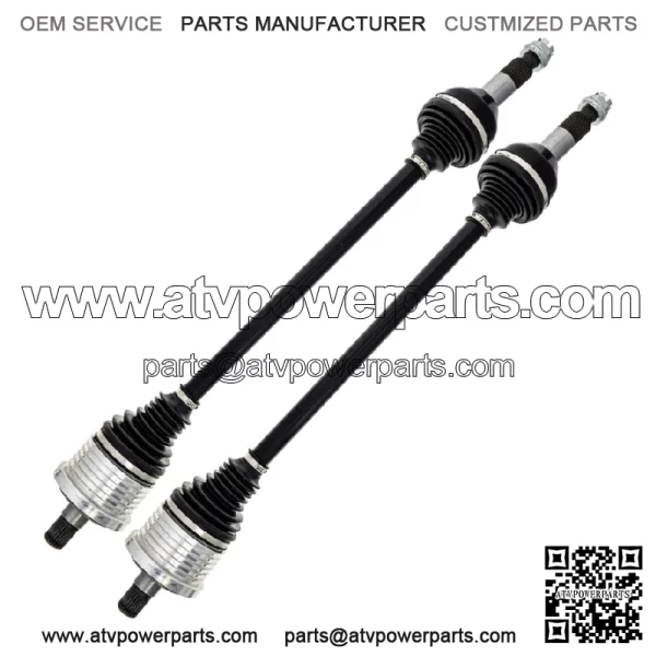 Rear CV Axle Half Drive Shaft for Can-Am Maverick 1000R Max XMR DPS 2 Pack