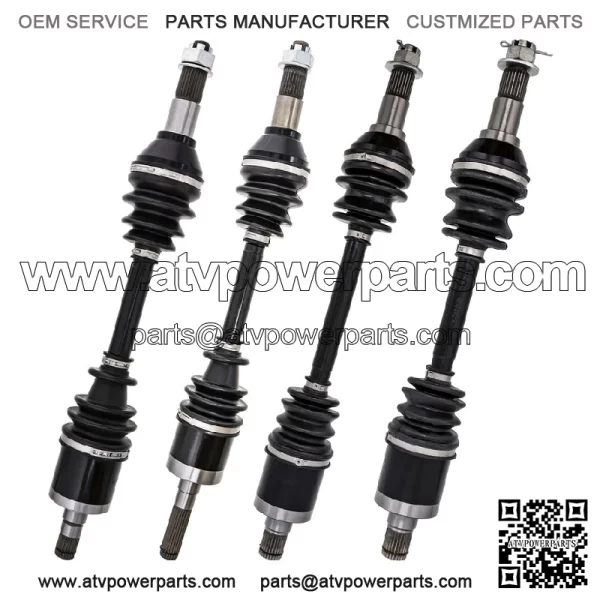 Complete F&R CV Axle Driveshaft Kit for Can-Am Outlander 450 570 Max 570