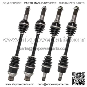 Complete F&R CV Axle Driveshaft Kit for Yamaha Kodiak 400 450 Grizzly 350