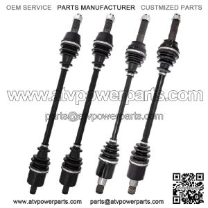 Complete F&R CV Axle Driveshaft Assembly Kit for Polaris RZR 4 RZR S 800