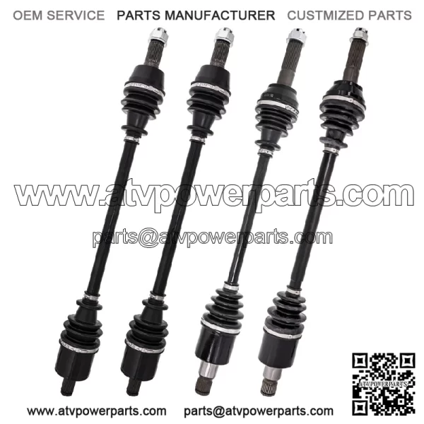 Complete F&R CV Axle Driveshaft Assembly Kit for Polaris RZR 4 RZR S 800