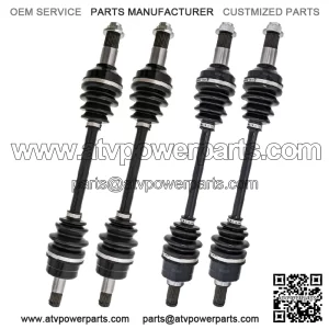 Complete Front Rear CV Axle Set for 2014-2015 Yamaha Grizzly 700