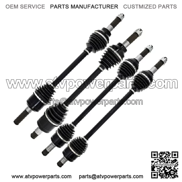 CV Axle Kit For Kawasaki Mule PROFXT 59266-0757 59266-0727 Front Rear