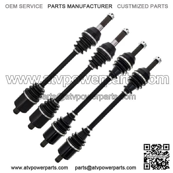 CV Axle Kit For Polaris Ranger EV Li-Ion 1333517 1333238 UTV Front Rear