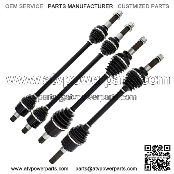 CV Axle Kit For Kawasaki Mule PROFXT 59266-0710 59266-0049 Front Rear