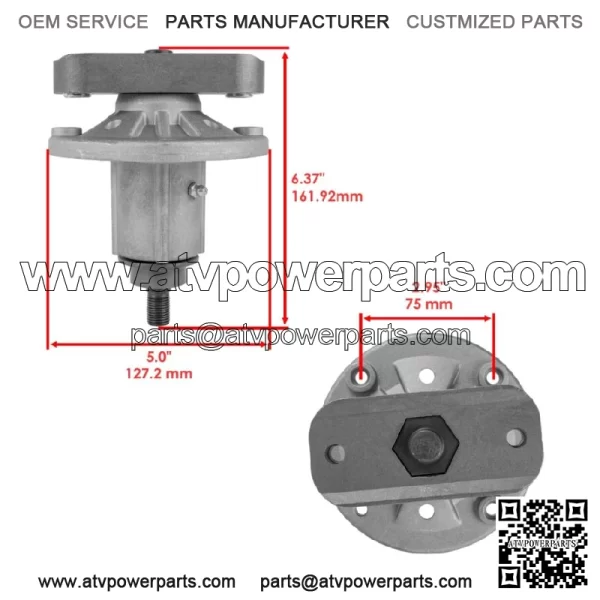 GY20479 48" Deck Spindle For John Deere Sabre 1948GV 1948HV 2148HV - Image 2