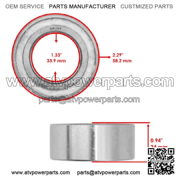 DAC345824 DAC34580024 WE301043 Double Row Angular Ball Bearings 34X58X24 - Image 2