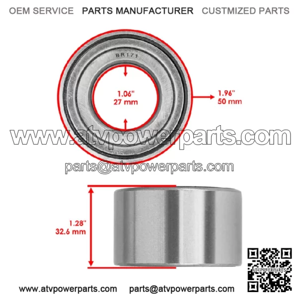DAC27550032 DAC275532 PW27550032CS Double Row Angular Ball Bearings 27X55X32 - Image 2
