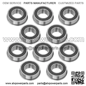 F6003-19-2RS F6003 Flange Deep Groove Sealed Ball Bearings 19x35x13