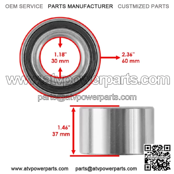 BA2B-633667 BA2B 633667 BA2B 633313 C Double Row Angular Ball Bearings 30x60x37 - Image 2