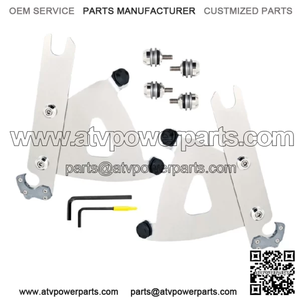 Road Warrior Trigger-Lock Mount Kit Polished MEK2053